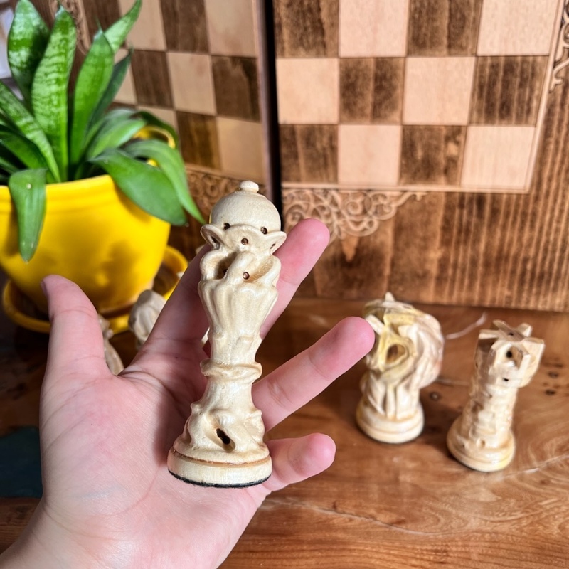 مهره شطرنج چوبی کد3