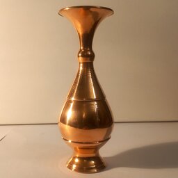 گلدان مسی  مدل موشکی بزرگ  نانو شده رنگ ثابت چکش کاری شده کار صنعتگران زنجانی