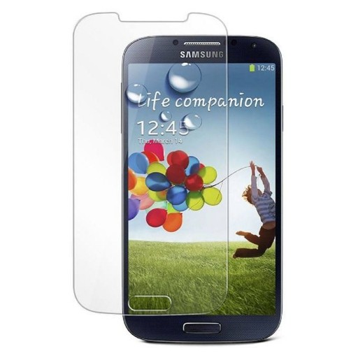 گلس سامسونگ samsung s4 محافظ صفحه نمایش شیشه ای S4 خشگیر بی رنگ اس چهار فور  SGH-I545 I9500 GT-I9506 GT-I9507V SGH-I337