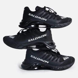  کفش کتانی تمام مشکی مردانه های کپی 41تا44 سالومون Salomon مدل 3315