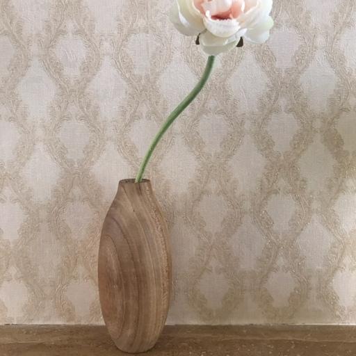 گلدان چوبی دست ساز  دکوری فوق العاده زیبا مخصوص گل خشک