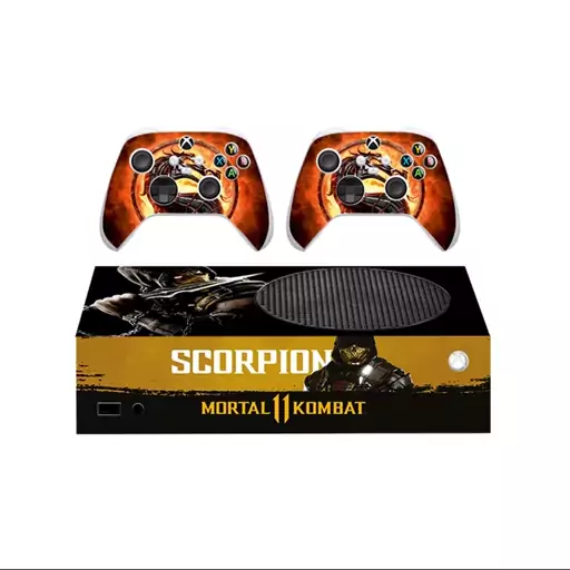 اسکین(برچسب)Xbox series s-طرح Scorpion -کد1-سفارشی