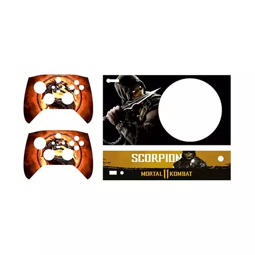 اسکین(برچسب)Xbox series s-طرح Scorpion -کد1-سفارشی