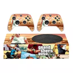 اسکین(برچسب)Xbox series s-طرح GTA -کد1-سفارشی