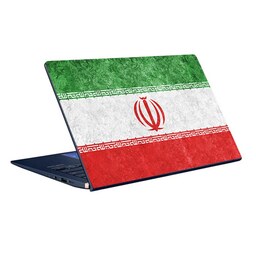 اسکین(برچسب) لپتاپ-طر ح پرچم جمهوری اسلامی ایران-کد1-سفارشی