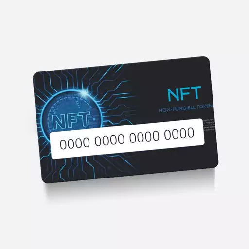 استیکر(برچسب) کارت عابر بانک-طرح NFT-کد1-سفارشی