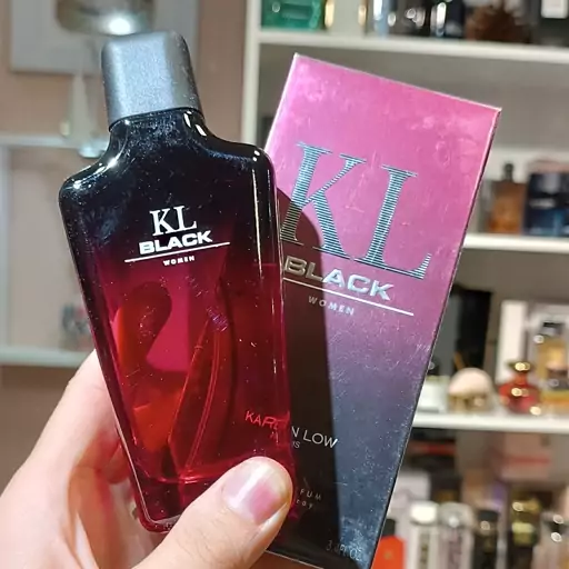 ادوپرفیوم  فرانسوی عطر  و ادکلن مدلKL BLACK KAREN LOW زنانه 100 میل


