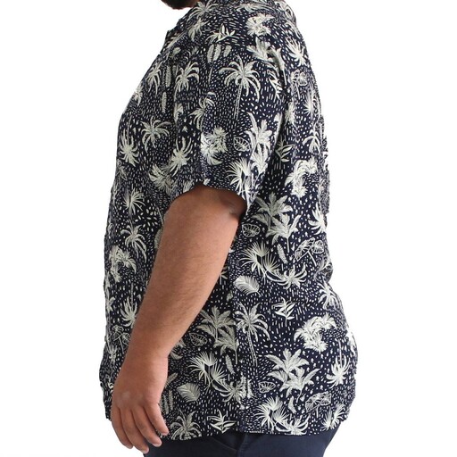 پیراهن هاوایی مردانه هاوایی مردانه سایز خیلی بزرگ پیراهن نخی هاوایی پیراهن مردانه سایز خیلی بزرگ 6ایکس 7ایکس لارج
