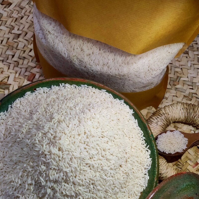 برنج هاشمی فوق اعلا در بسته بندی دو کیلو 