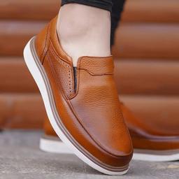 کفش مردانه اسپرت تمام چرم طبیعی مدل کارن ( با ضمانت نامه 6 ماهه زیره )