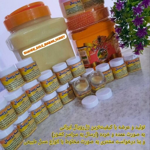 ژل رویال (غذای ملکه-ژل سلطتنی)10 گرم اصل ایرانی - غذای ملکه(خرید مستقیم از زنبوردار )ارسال رایگان