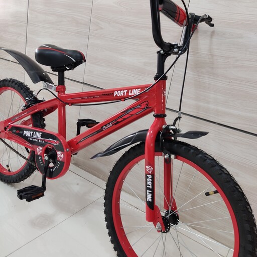 دوچرخه سایز 20 ، برند پورت لاین ، مدل دنیز ،  رنگ قرمز 