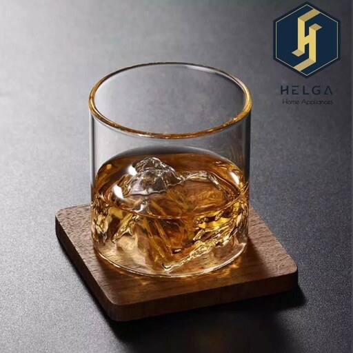 لیوان صخره ای هلگا-قابل استفاده برای چای و انواع نوشیدنی-جنس پیرکس