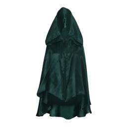 شنل عروس شنل لباس مجلسی شنل ساتن رنگ سبز یشمی