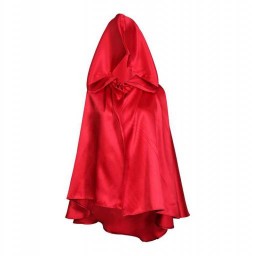 شنل عروس شنل مجلسی شنل ساتن رنگ قرمز