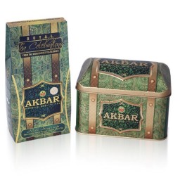 چای اکبر AKBAR صندوقی قوطی فلزی با طعم Rich Soursop (250 گرم)