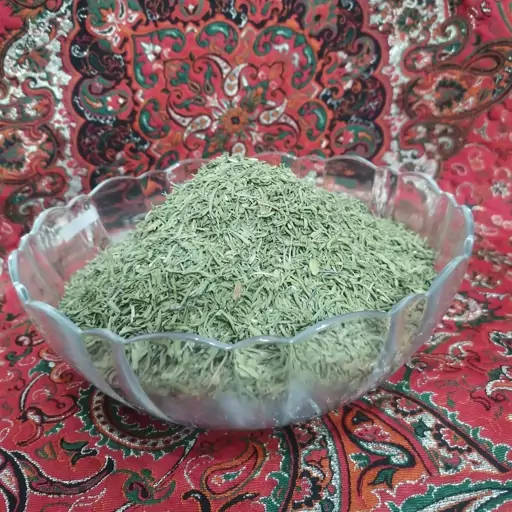 سبزی مرزه خشک 100 گرمی بدون چوب خاک زردی درجه یک محصولی از ارگانیک بنفشه 