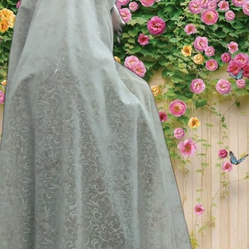  پارچه ی چادر عروس اکلیلی اندونزی