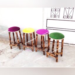 چهار پایه چوبی صندلی اپن اپنی جزیره صندلی اوپن اوپنی چهارپایه چوبی کافه کانتر بار ارسال بصورت پسکرایه 