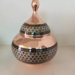 قندان سایز 25 مس و خاتم 