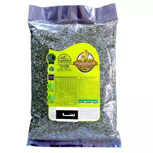 نعنا خشک  شسته شده و معطر امسالی پودینه طبس(220گرمی)