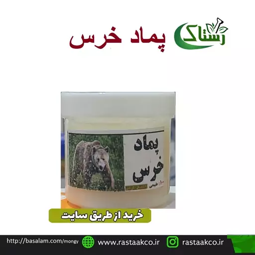 پماد خرس درد آرتروز اعلا  تبریز رستاک (30 گرمی)