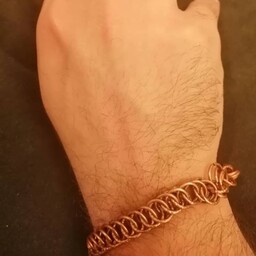 دستبند مسی مردانه
