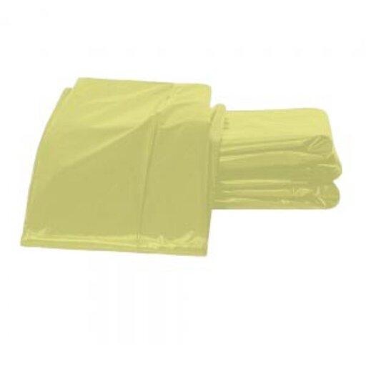 پلاستیک نایلون و کیسه زباله زرد بیمارستانی  بسته 25 کیلویی سایز  100 در 120