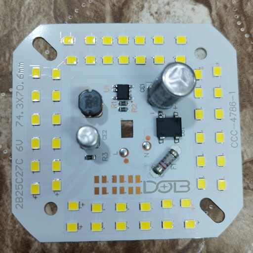 چیپ SMD لامپ 50 وات برق مستقیم (DOB)