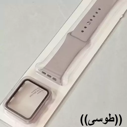 پک دسته و قاب سیلیکونی ساعت هوشمند اپل واچ سایز 42mm