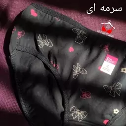 شورت برند پارلا سایز L جنس صد در صد نخ پنبه طرح و پارچه ترک 