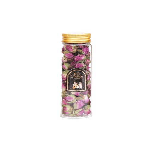 بیست گرم گل محمدی مهرآنوش - بسته بندی شیشه ای 