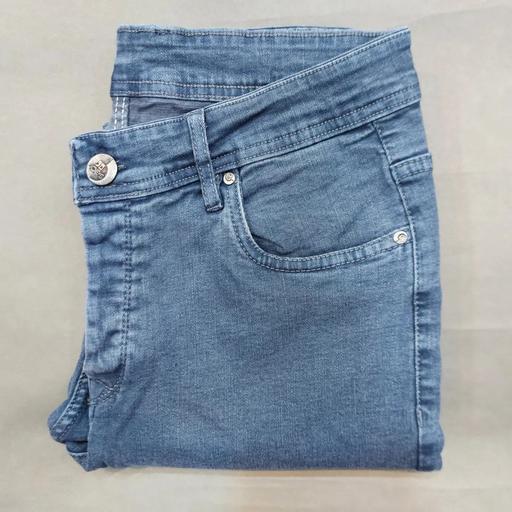 شلوار جین راسته رنگ طوسی سایز 42 تا 50 جنس پنبه کش کیفیت عالی