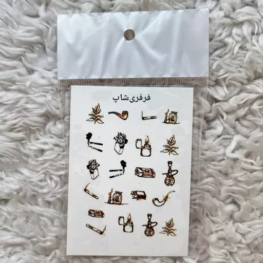 لنز ناخن طرح سیگار 