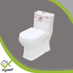توالت فرنگی عظیمی مدل رویال سفید(هزینه ارسال پس کرایه است)