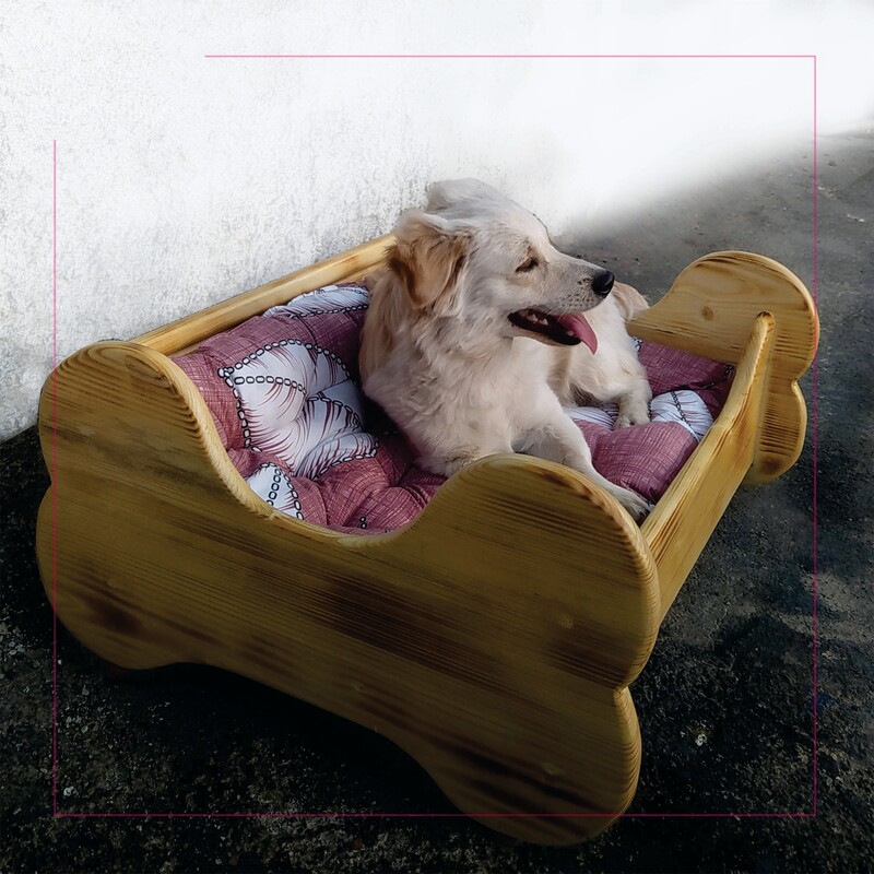 لانه مخصوص حیوانات- لانه مخصوص سگ و گربه- پت تخت- محل خواب حیوانات- ساخته شده از چوب درجه یک