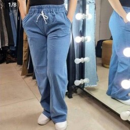 شلوار جین بگ جنس جین کاغذی گرم بالا از سایز 38 تا 48