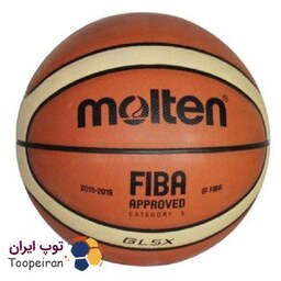  توپ بسکتبال چرمی طرح مولتن-PL5X