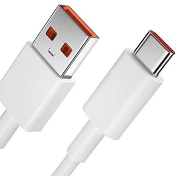 کابل شارژ فست 6A امپر شارژ کاملا ضمانتی سوکت نارنجی 