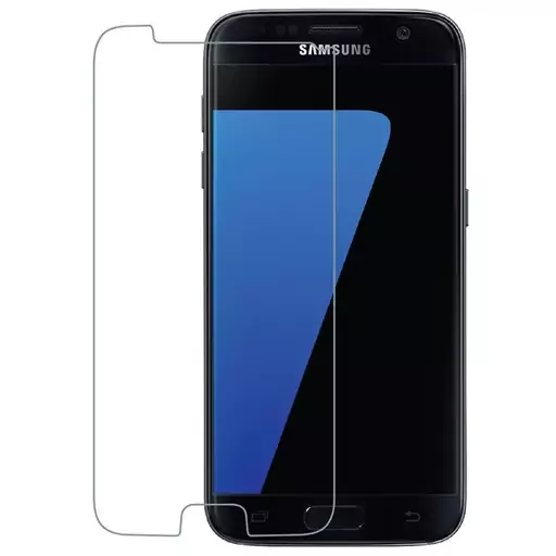 گلس samsung galaxy s7 خشگیر شفاف شیشه ای محافظ صفحه نمایش S7 فول چسب 0.3 میل خشگیر اس هفت اس سون G 891A SM-G930F G930A