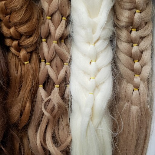 موی  کلیپسی در 3 مدل دست باف و لیِر و لَخت ساده