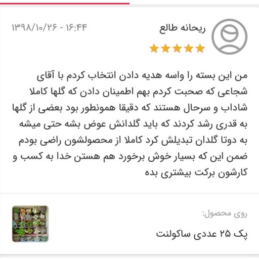 پک 25 عددی ساکولنت - باسلام