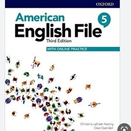 کتاب امریکن فایل 5 ویرایش 3 با کتاب تمرین و سی دی American English file 5 third edition 