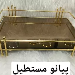 سینی کف آینه مستطیل