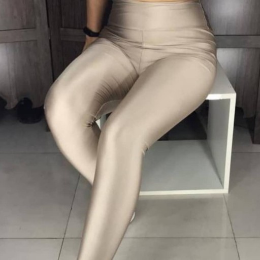 لگ شاین فاق بلند کمر گنی رنگبندی برند chic