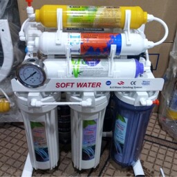 دستگاه تصفیه آب سافت واتر 8 مرحله (تایوان) 12 ماه گارانتی قطعات