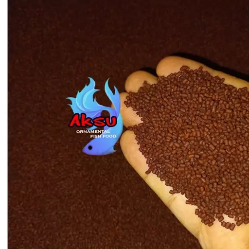 غذای ماهی  رنگ دوپینگی گوشتخوارو گیاه خوار 500 گرمی کوی سیچلاید چانا اسکار انجل سوروم ...