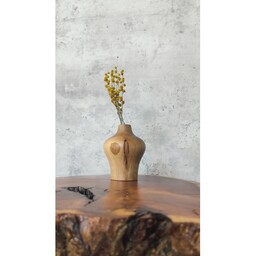 گلدان چوبی ارتفاع 8 سانت گروه سوم