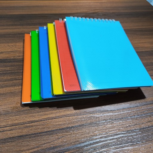 دفترچه یادداشت طلقی رنگی