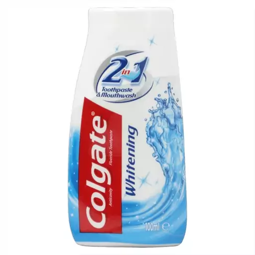 خمیردندان سفیدکننده 2 در 1 کلگیت Colgate Whitening حجم 100 میلی لیتر